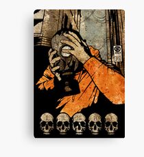Leroy And The Five Dancing Skulls Of Doom Canvas Print