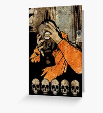 Leroy And The Five Dancing Skulls Of Doom Greeting Card