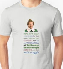 First, we'll make snow angels Unisex T-Shirt