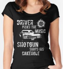 Driver Picks the Music Women's Fitted Scoop T-Shirt