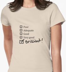 Brilliant Tick Box Women's Fitted T-Shirt