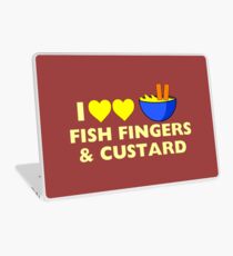 I love fish fingers and custard Laptop Skin