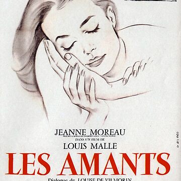 Les Amants (The Lovers) - Louis Malle - vintage French New Wave film poster  | Greeting Card