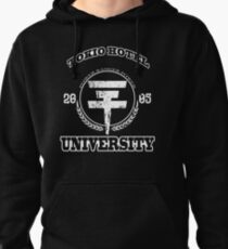 Tokio Hotel University | WHITE TEXT Pullover Hoodie