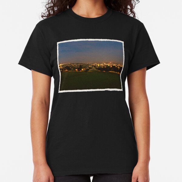 Churchfield view at night Classic T-Shirt