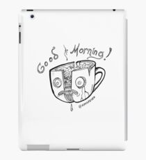 Good Morning Coffee iPad-Hülle & Klebefolie