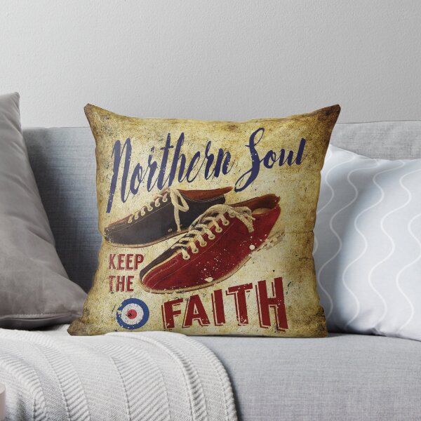 Northern Soul - Keep the faith Throw Pillow