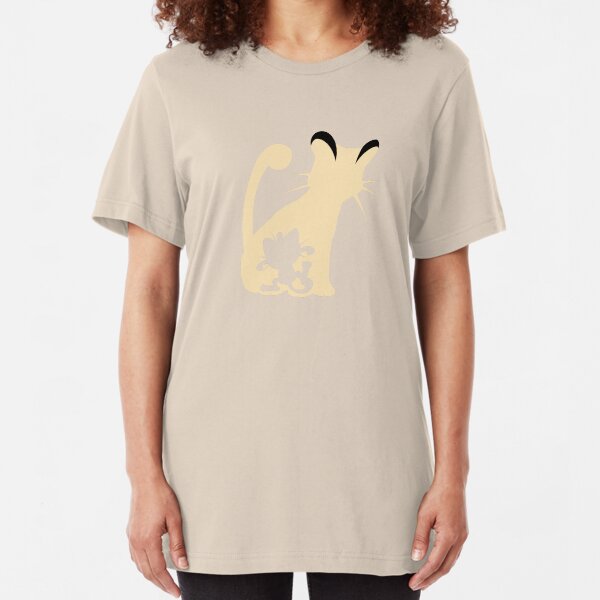 Meowth Persian Evolution Slim Fit T-Shirt