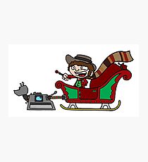 Timelord Santa! Photographic Print