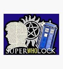 SuperWhoLock - Crossover MegaVerse Photographic Print