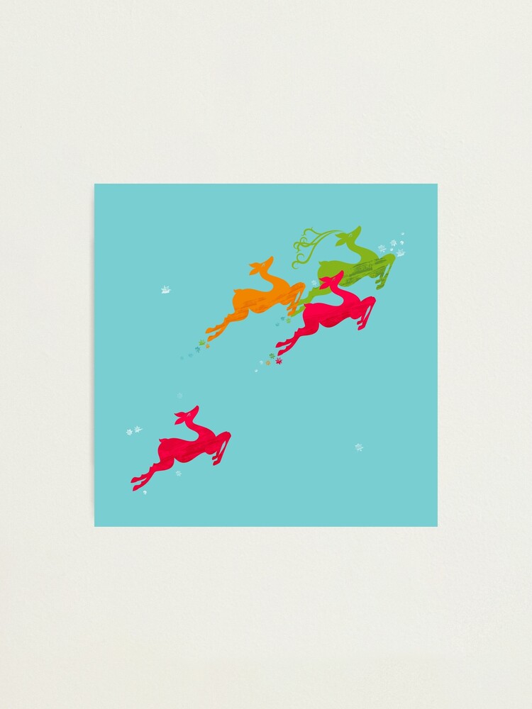 Alternate view of Winer Deer Photographic Print