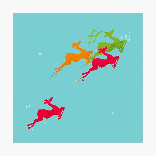 Winer Deer Photographic Print