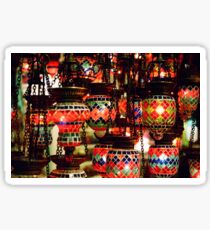 Lanterns in the Grand Bazaar Sticker