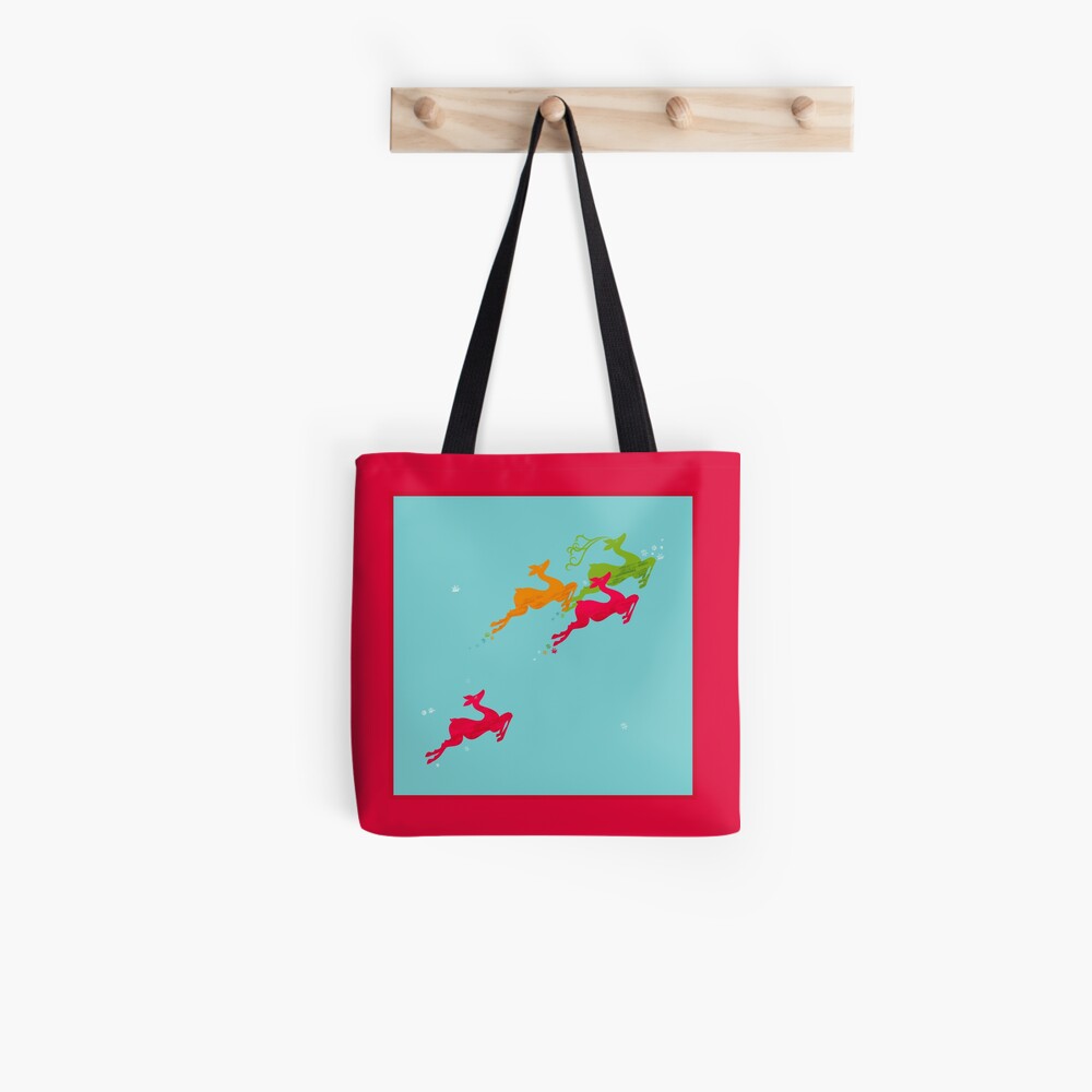 Winer Deer Tote Bag