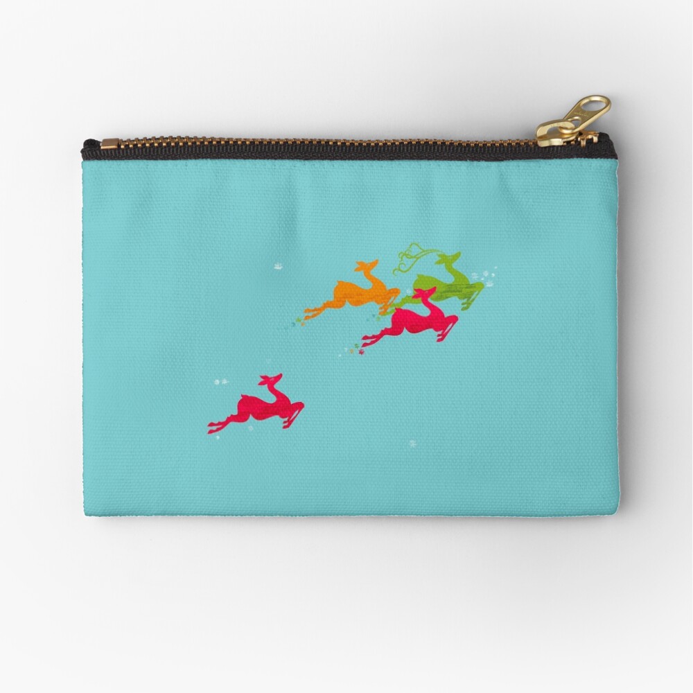 Winer Deer Zipper Pouch