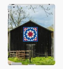 Kentucky Barn Quilt - Carpenters Wheel iPad Case/Skin
