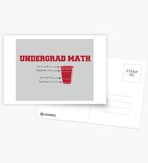 Undergrad Math Postcards