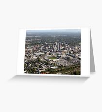 Downtown Fort Wayne, Indiana, From the Air Greeting Card