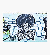 Abstract Graffiti Sheep on the textured wall Photographic Print