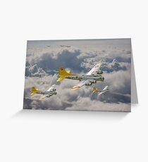 B17 - 487th Bomb Group Greeting Card
