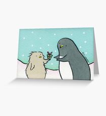 Penguin Christmas - Thanks for the Fish Grußkarte
