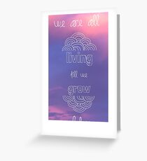 Imagine Dragons Cha Ching lyrics Greeting Card