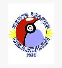 Kanto League Champion Photographic Print