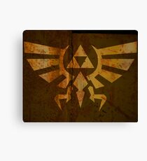 Zelda Wall Mural Poster Triforce War Torn Canvas Print