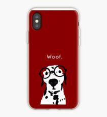 Snip the Dalmatian in Burgundy iPhone Case