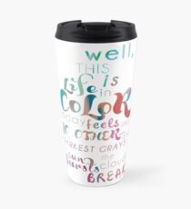 Taza de viaje Vida en color