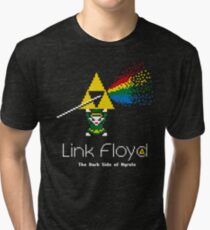 Link Floyd: the Dark Side of Hyrule Tri-blend T-Shirt