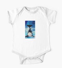 Proud Orca Daddy Posing for Photos One Piece - Short Sleeve