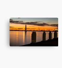 Twilight cove Canvas Print