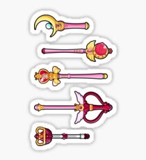Sailor Moon Wands Sticker