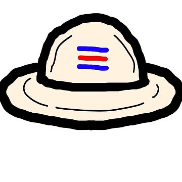 Costa Rican hat chonete bucket hat pura vida  Sticker for Sale by