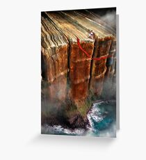 Cliffhanger Greeting Card