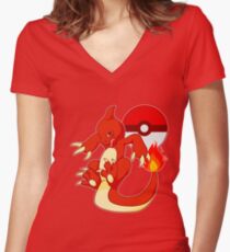 Charmeleon Women's Fitted V-Neck T-Shirt