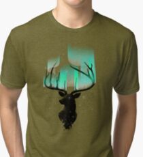 Camiseta de tejido mixto Auroras boreales