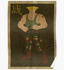 FIGHT: Street Fighter #2: Guile Poster