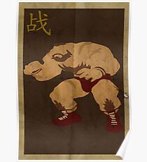 FIGHT: Street Fighter #2: Zangief Poster