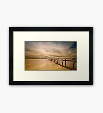 Broken Jetty 01 Framed Print