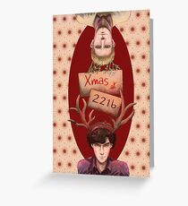 Merry Xmas from 221b Greeting Card