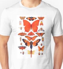 Orange Insect Collection Unisex T-Shirt