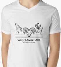 Wolfram & Hart: Attorneys at Law Men's V-Neck T-Shirt