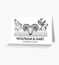 Wolfram & Hart: Attorneys at Law Greeting Card