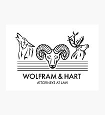 Wolfram & Hart: Attorneys at Law Photographic Print
