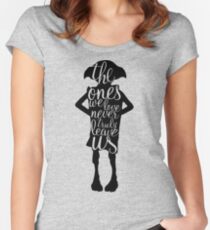 The ones we love never truly leave us Women's Fitted Scoop T-Shirt