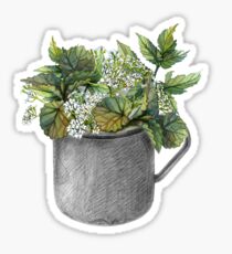 Mug with green forest growth Sticker