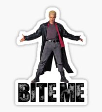 Spike from Buffy - Bite Me Sticker