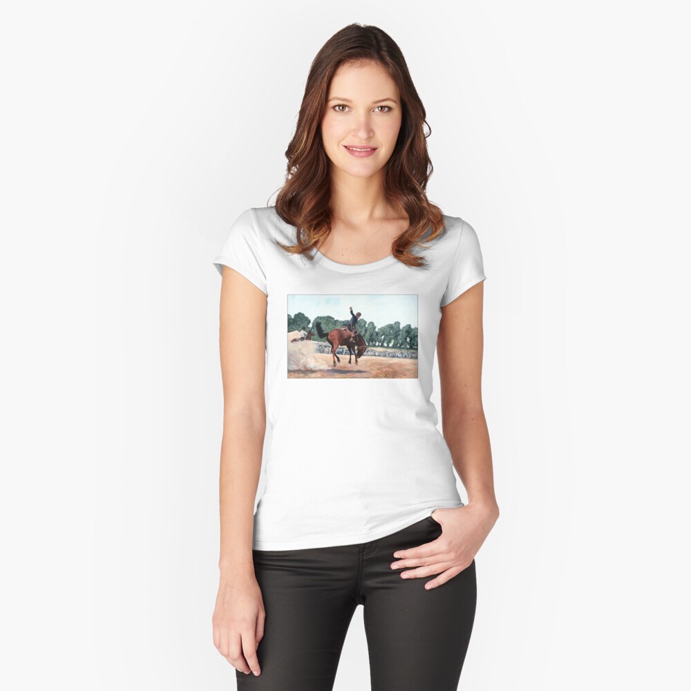 Hang on Hastings Fitted Scoop T-Shirt